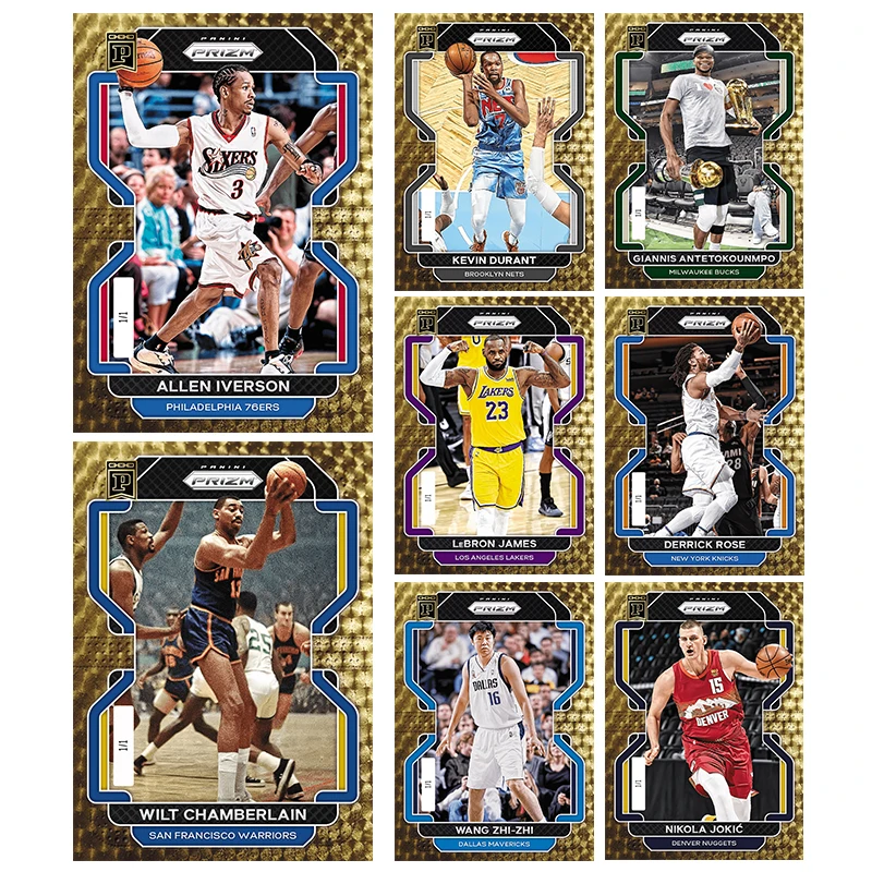 

Homemade Diy 2021 Panini Blockchain Nba Packs Prizm Entertainment Durant James Rose Magic Basketball Collection Card Toys Gift