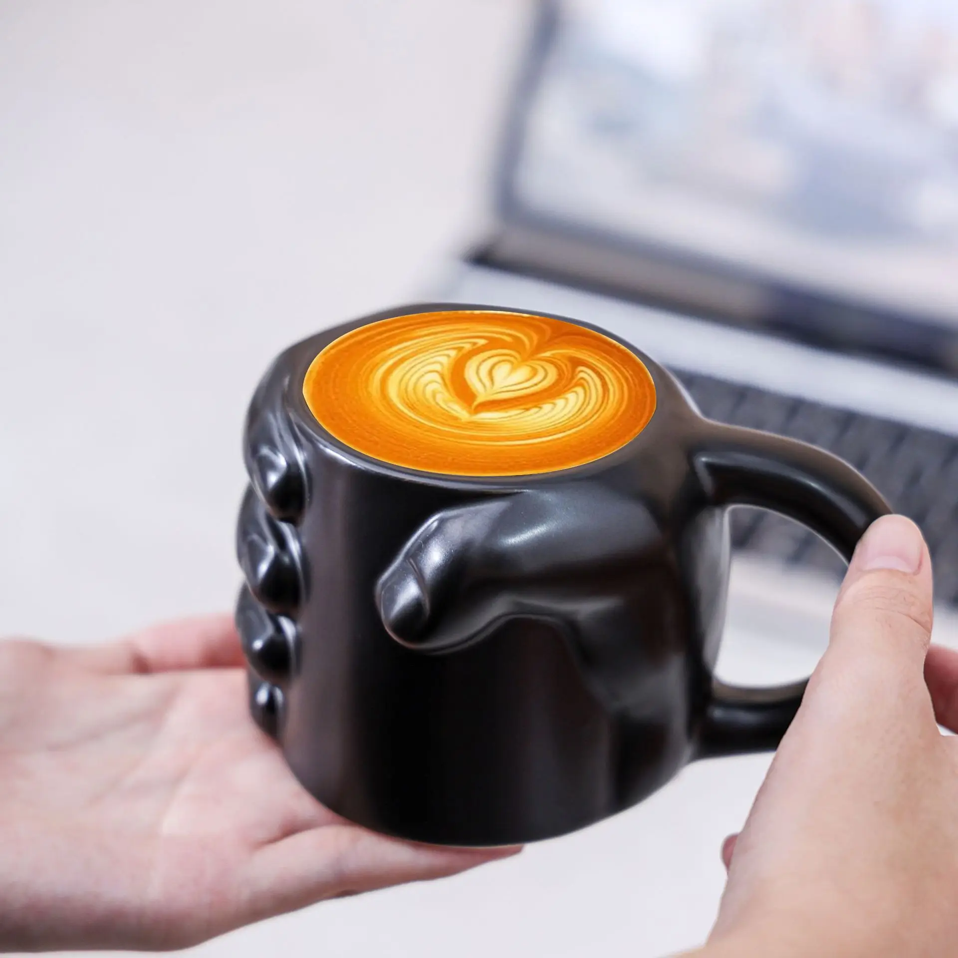 Nordic Ins Style Ceramic Coffee Mug Creative Personality High Value Home Cup