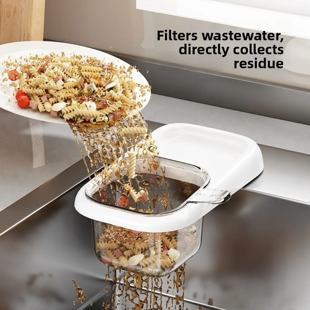 

2 шт., сито для раковины на присоске, креативный съемный кухонный фильтр для мусора, самоочищающийся, без удара