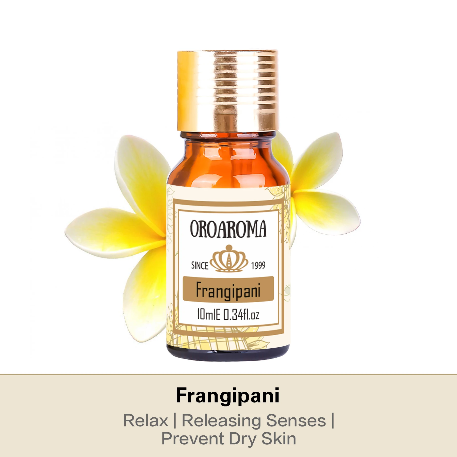 Oroaroma Frangipani Essential Oil for Aromatherapy and Body Care – Perfect for Present Giving ZZ