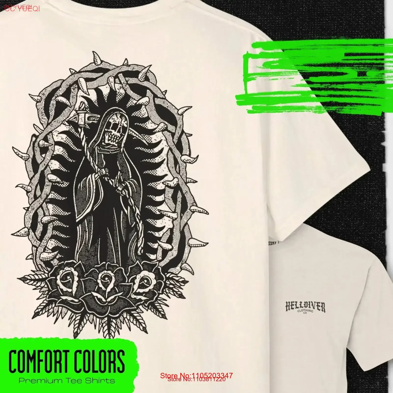 

Футболка с татуировкой Grim Reaper, одежда для старой школы, скелет, американская традиционная альтернатива, винтажная стильная, удобная