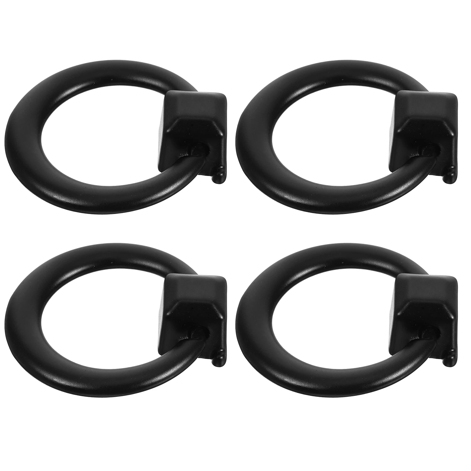 

4Pcs Drawer Ring Handle Vintage Pulls Single Hole Furniture Closet Wardrobe Replacement Durable Material Easy Installation