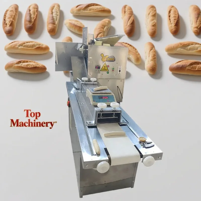Factory Hot Sales Automatic Dough Rounder Cutter Bread Shaper Hine Baguette Moulder Roll Maker Commercial Bakeries