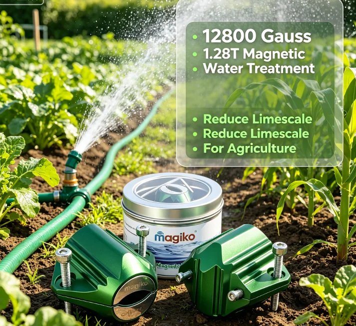 Packaged Magnetic Water Conditioner 12800Gauss Anti‑Scale Softener Device for Agricultural and Household Pipe Installation