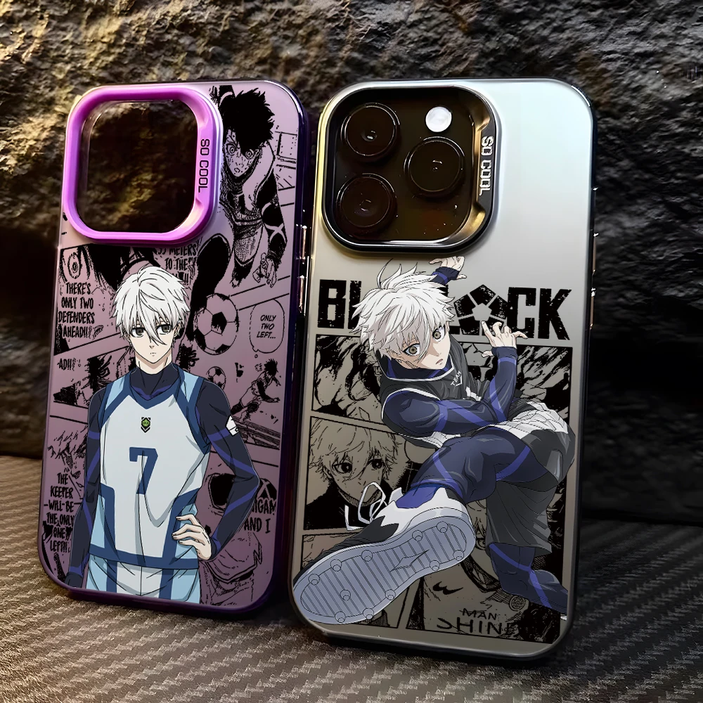 Phone Cases Quad Lock - Blues Locks Nagis Seishiros Phone Case