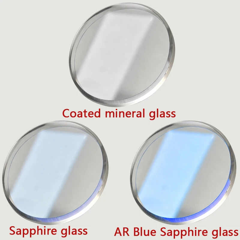 Mod Gun Gray NH35 6105 6309 Turtle Watch Case Sapphire Crystal Transparent Back Cover Fit NH35 NH36 4R 7S Movement 28.5mm Dial