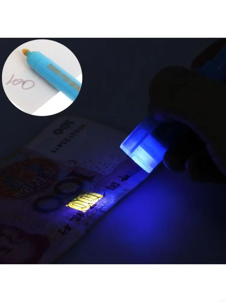 Fake Marker Pen Detector UV Light False Currency Pen for Money Loss Prevention 