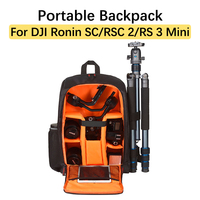 For DJI Ronin SC/RSC 2/RS 3 Mini Handheld Stabilizer Portable Backpack Nylon Waterproof Large Capacity Storage Bag Accessories