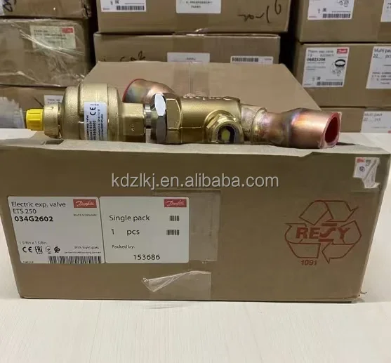 

New Electronic Expansion Valve ETS250 034G2601 034G2602 034G2611 ETS100 400 034G3606
