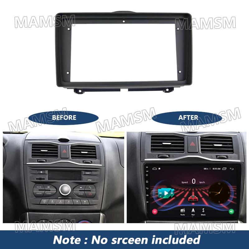 9 Inch 2 Din Radio Frame Adapter For Lada Granta 2018-2019 Car Android Player DVD Audio Panel Mount Installation Fascia Frame