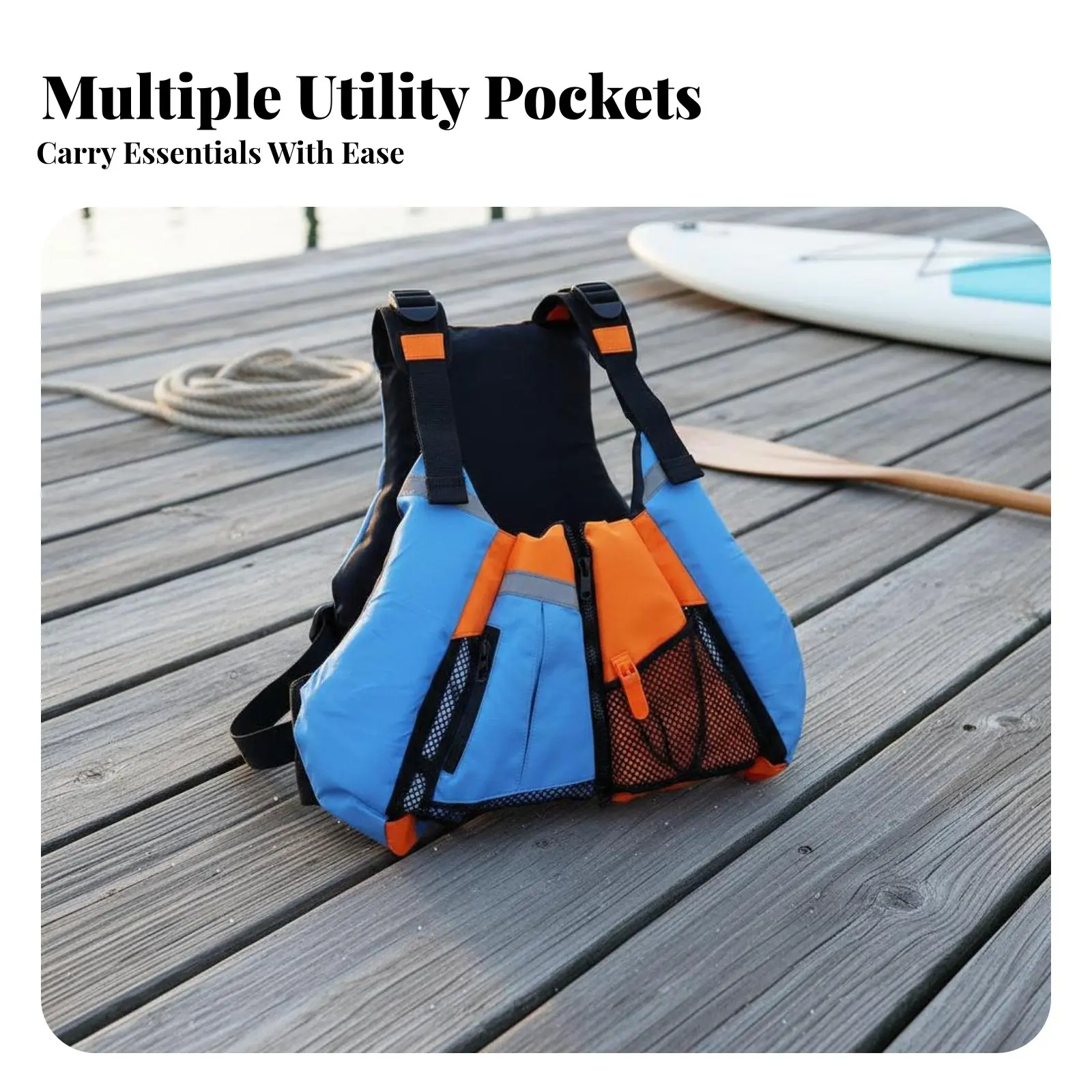 

Дышащий спасательный жилет для взрослых для падлбординга, быстросохнущий, из водонепроницаемого материала, для каякеров