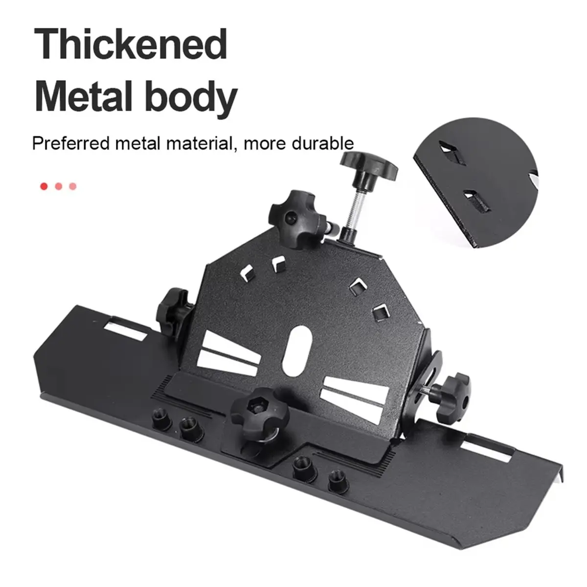 Ferramenta de chanfradura de moedor de ângulo Suporte de chanfradura de quatro furos Suporte de corte de ângulo de 45 graus para moedor de aparador de azulejos B