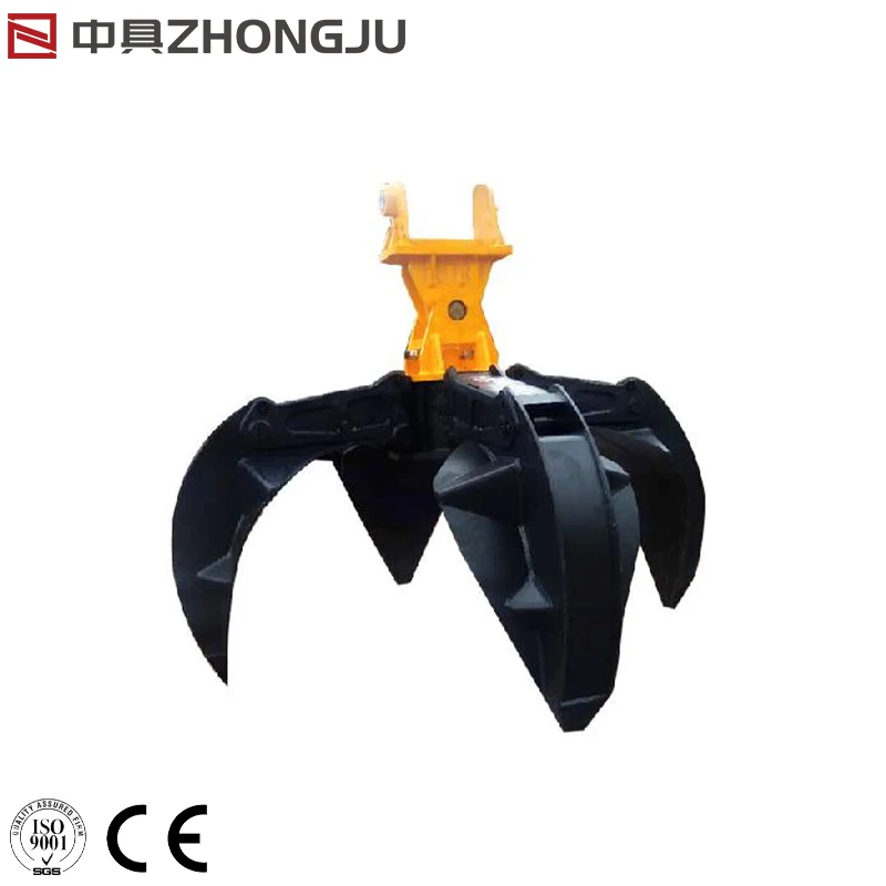 Multi-functional Hydraulic Wood Gripper Rotating Grapple Log Grabs Clamps