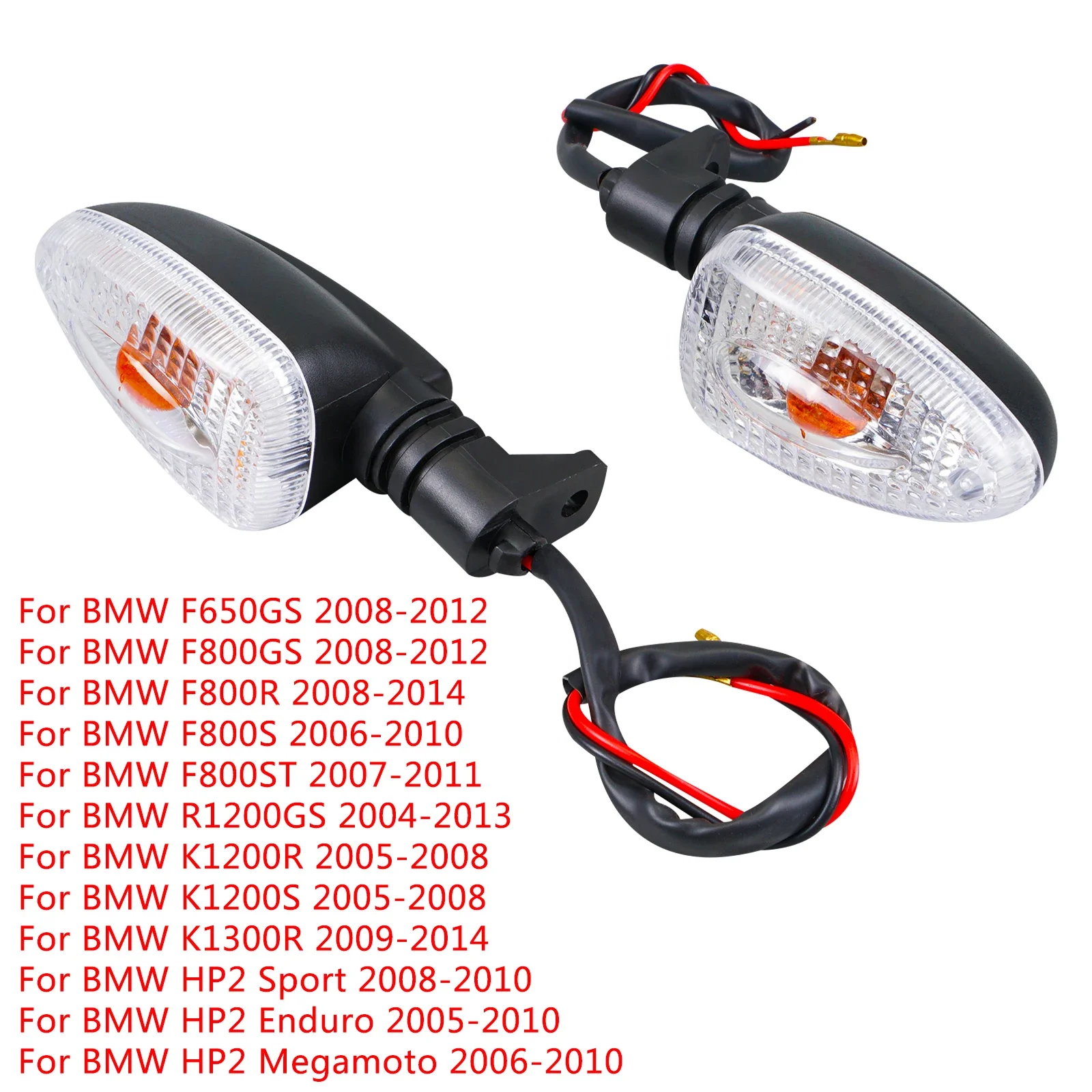 For BMW F650GS F800GS R1200GS Turn Signals Lights Blinkers for F800R F800S F800ST K1200R K1200S K1300R HP2 Sport Enduro Megamoto