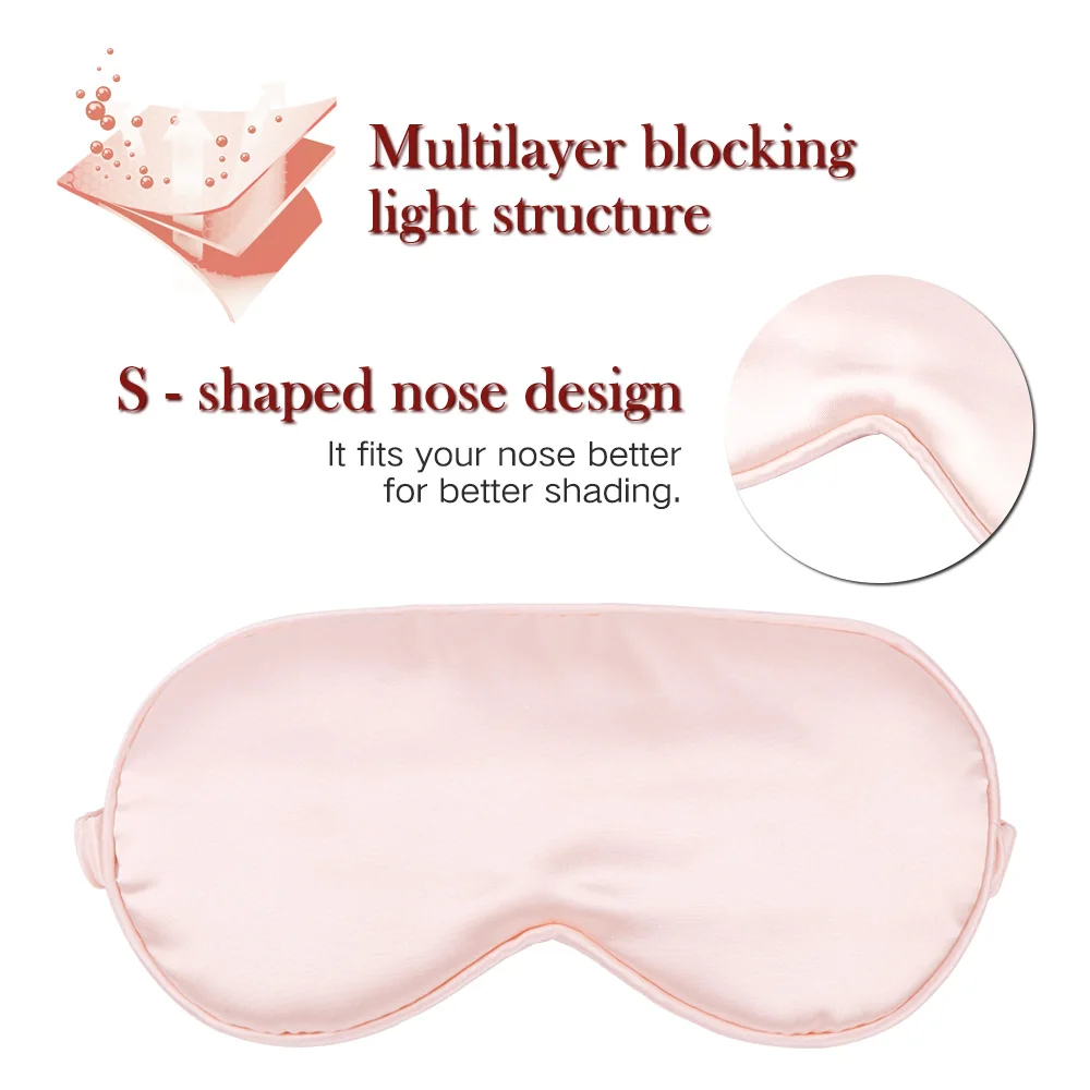 Imitated Silk Eye Patch Shading Sleep Eye Mask Eyepatch Travel Relax Cover Eyeshade Health Sleeping Shield Eye Care Tools