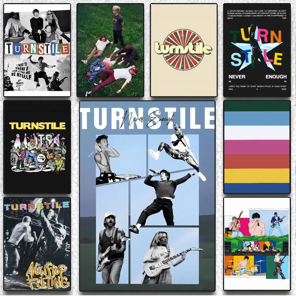 Hardcore Band T-Turnstile Poster Art Wall Decor Indoor Outdoor for Collectors