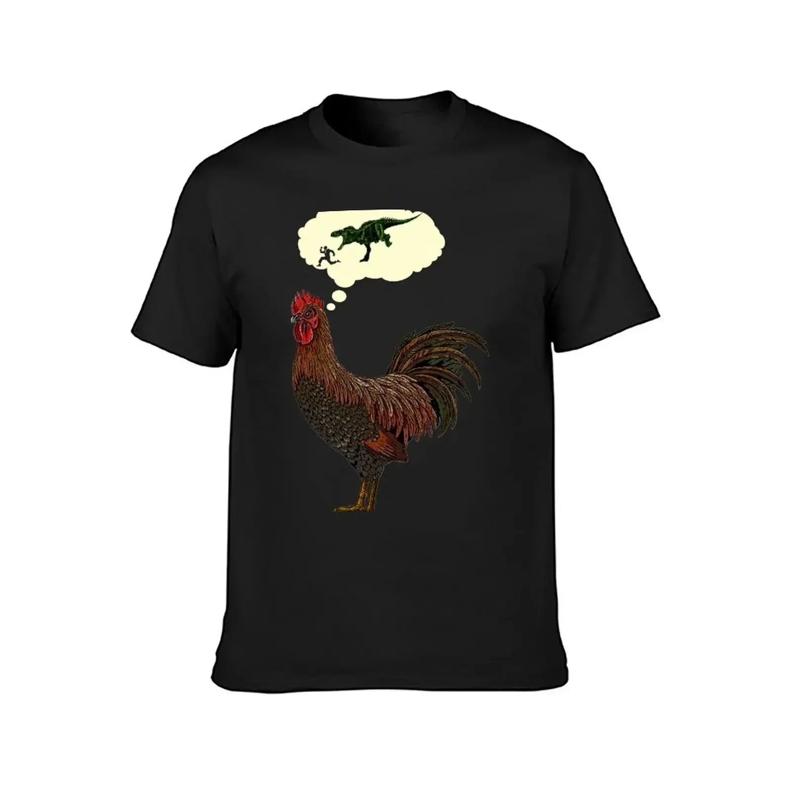 ROOSTER DAYDREAMS T-Shirt quick drying kawaii clothes hippie clothes T-shirts for men cotton