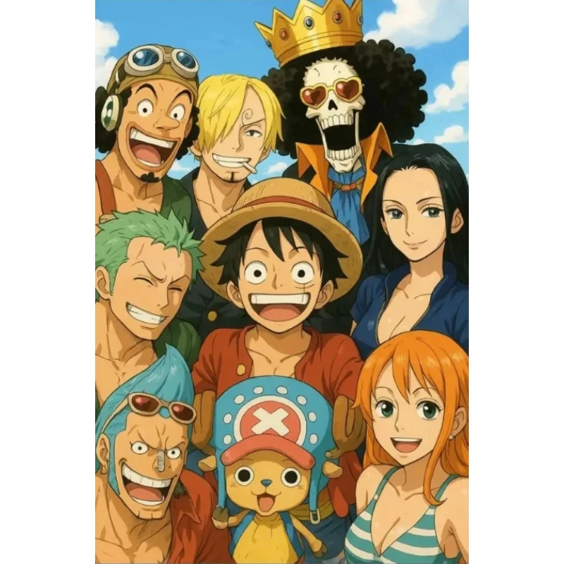 

500/1000/1200/2000 PCS Puzzles for Adults One Piece Luffy , Jigsaw Puzzles Educational Games Colorful Puzzles Gifts Home Decor