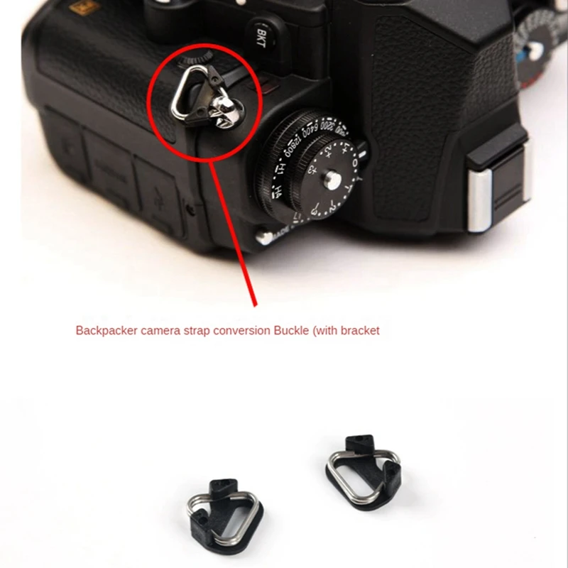 10Pcs Camera Lug Ring Camera Strap Triangle Split Ring Hook For Fujifilm For Lecia For Nikon For Canon For Olympus DSLR