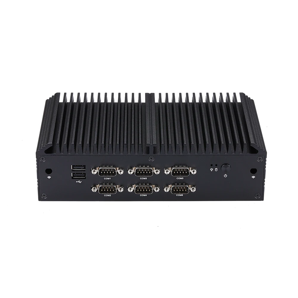 Kostenloser Versand neueste neue 6 rs232 10. Kern i3 i5 i7 x86 industrielle Mini-PC, gpio Industrie computer