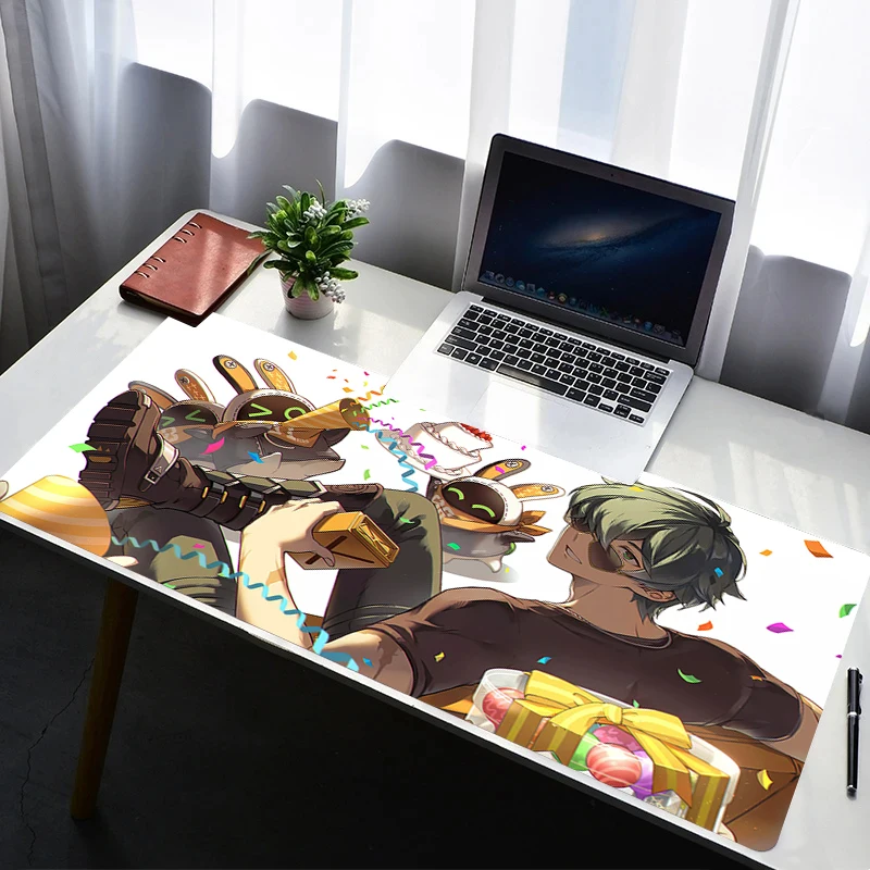 

Mouse Pad Computer Gamer PC Accessories Rubber Non Slip Zenless Zone Zero Lighter Desk Mat HD Mousepad Laptop Gamer Keyboard Pad
