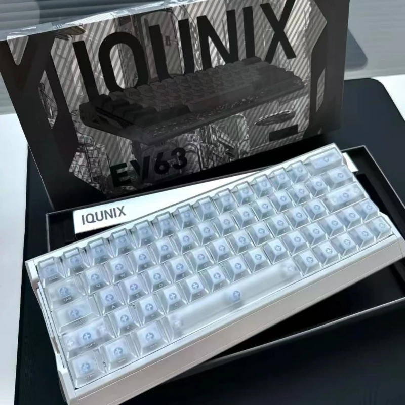 Iqunix Ev63 Flagship Magnetic Axis Gaming Keyboard Full Aluminum Body Ciyu Axis Pro Professional Esports Gaming For 0.01RT