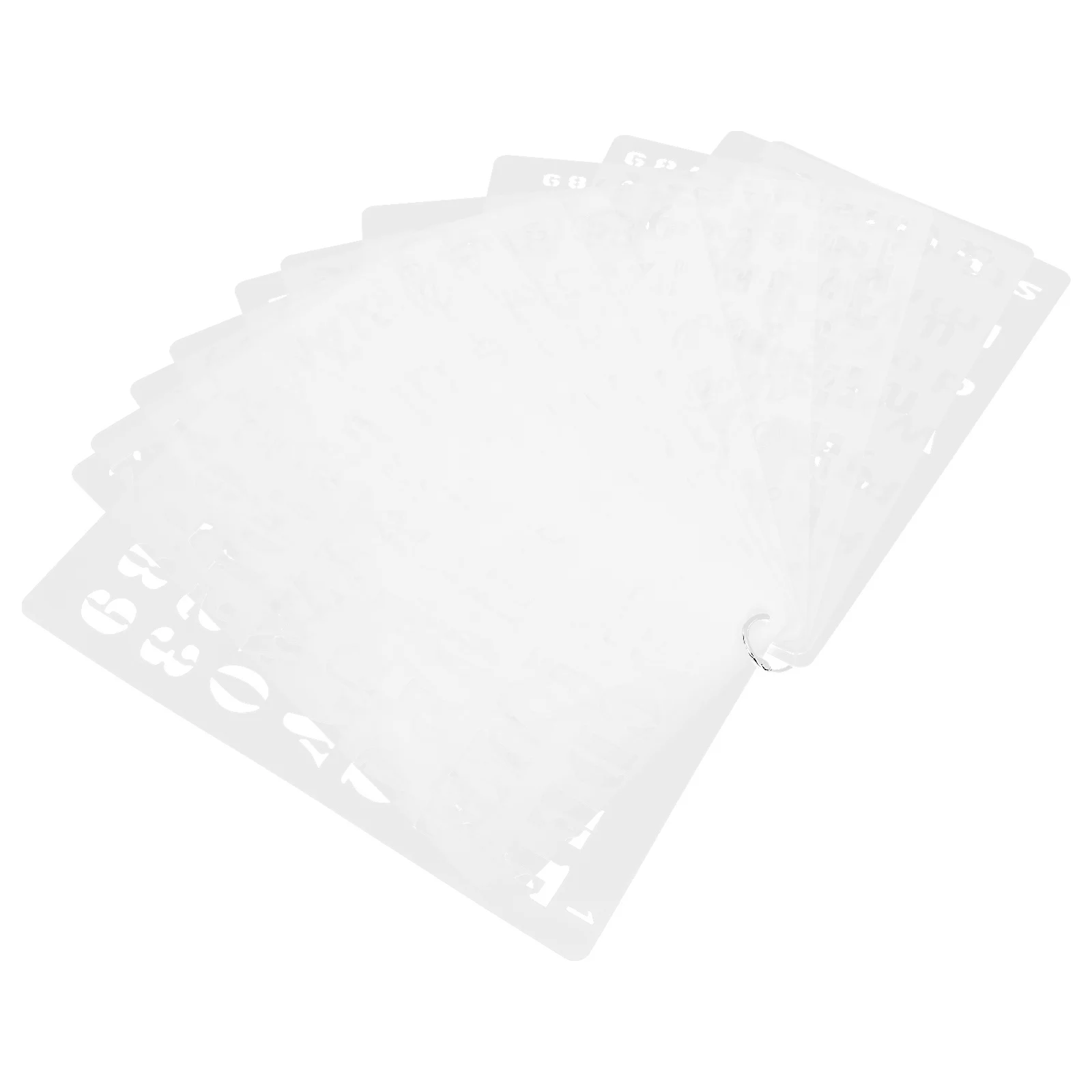 12 قطعة استنسل الخط القابل لإعادة الاستخدام قطع فنية أنيقة لتقوم بها بنفسك ديكور المنزل والمكتب والمدرسة طلاء جدران سجادة باب الإستنسل للرسم #1