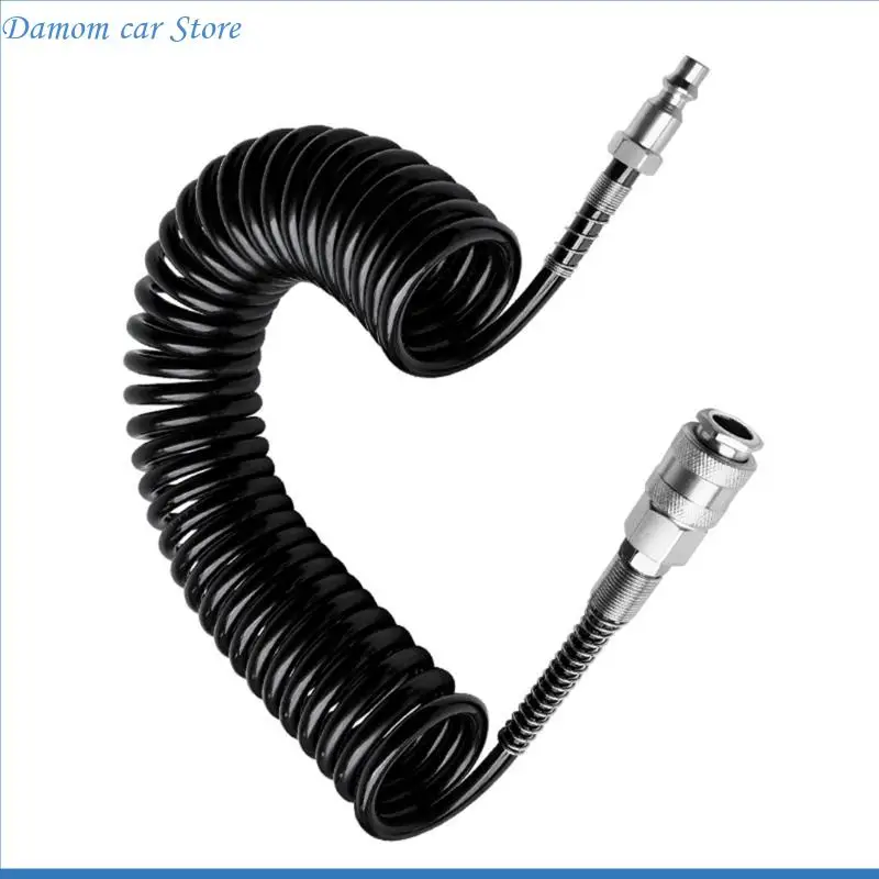 A2UC Car Tire Air Inflator Hose Pneumatic Pipe Air Tubing Component Part Tube Quick Connector Pu Air Line Hose for Compressor