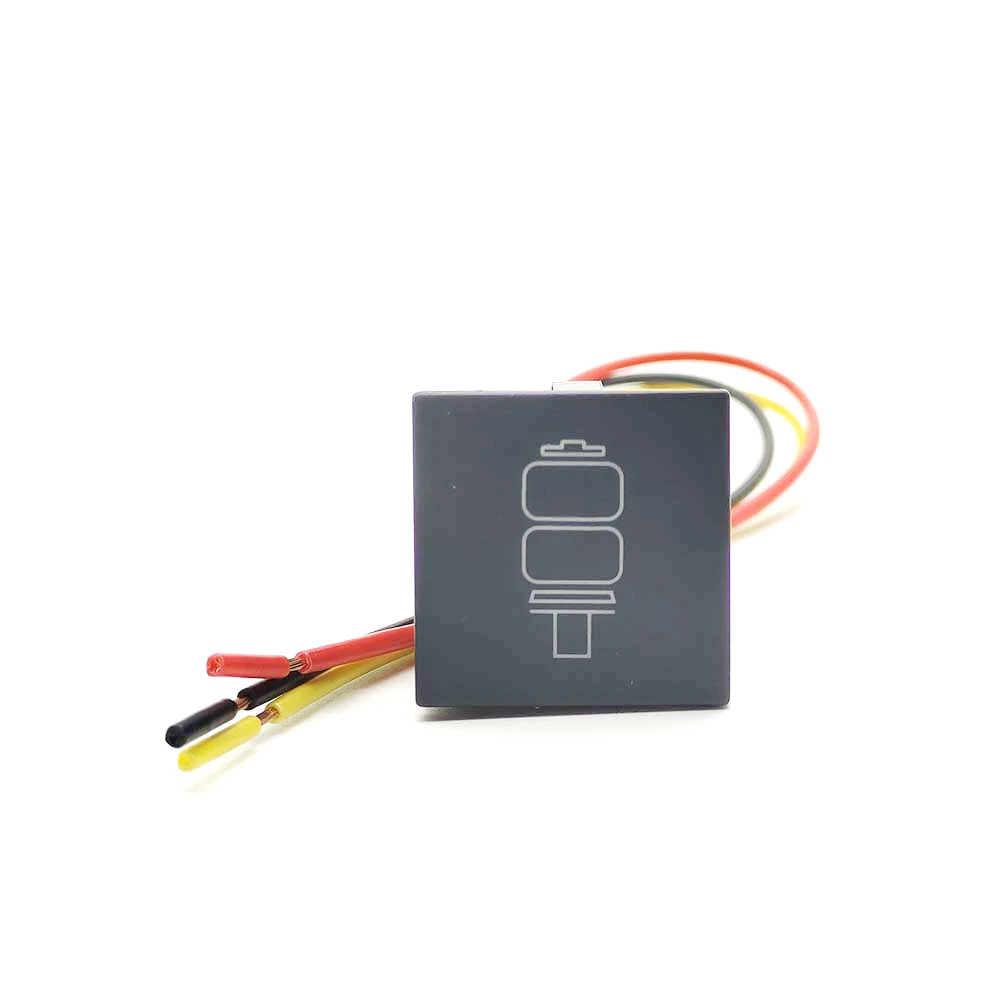 12V Auto Rote LED Licht Luftfederung Tasche Schalter Taste Auto Zubehör für VW Golf 6 MK6 Scirocco 2006 - 2012 – Detail 4