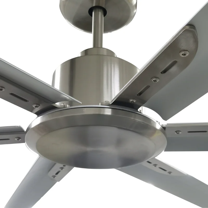 Industrial 120 inch big fan ceiling 6 aluminum blades dc motor large ceiling fan