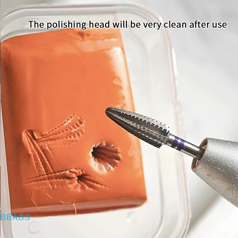 【B】Elektrische nagelboren Reinigingsmodder met stofdichte doos Draagbare manicuresnijder Reiniger Stofborstel Schoon gereedschap Snel