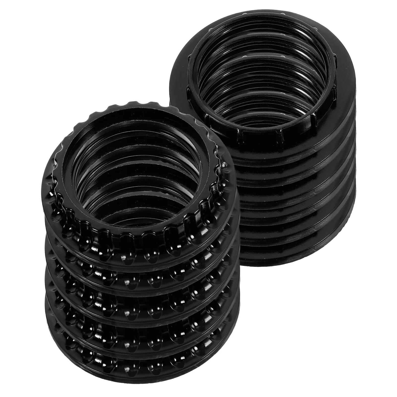 

20Pcs Bakelite Outer Ring Lamp Shade Adapter Sturdy Plastic Light Fixture Collar Ring for Easy Installation Pendant Lamp Repair