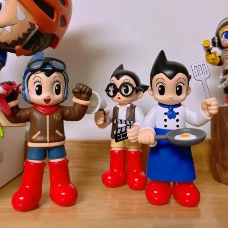 9-10cm In Stock Iron Arm Astro Boy Diverse scatole cieche fatte a mano serie Life, decorazioni alla moda, giocattoli per bambini e regalo giovanile