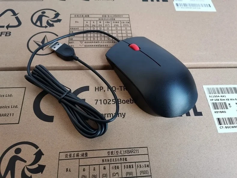 For Lenovo DOK-M689S SM-8823 USB Wired Mouse MOJUUO Universal Office Mouse