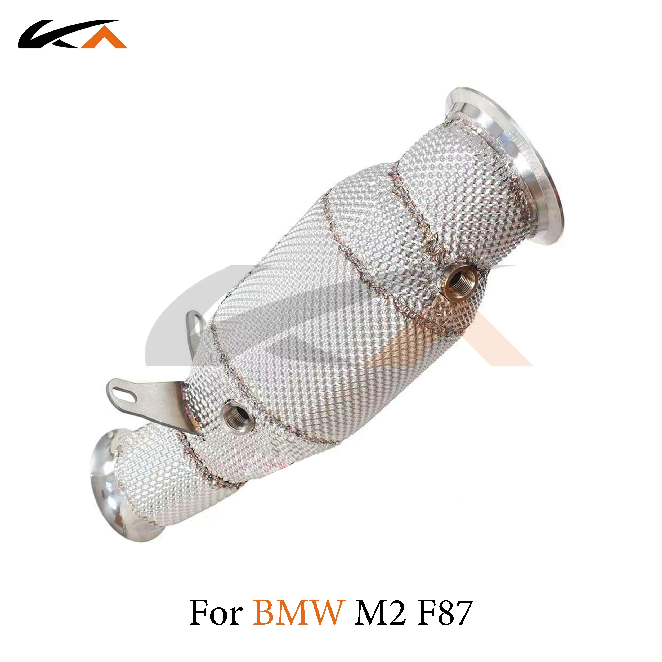 

KA Tuning exhaust system header stainless downpipe for BMW M2 F87 axle pipe performance catalysis heat shield