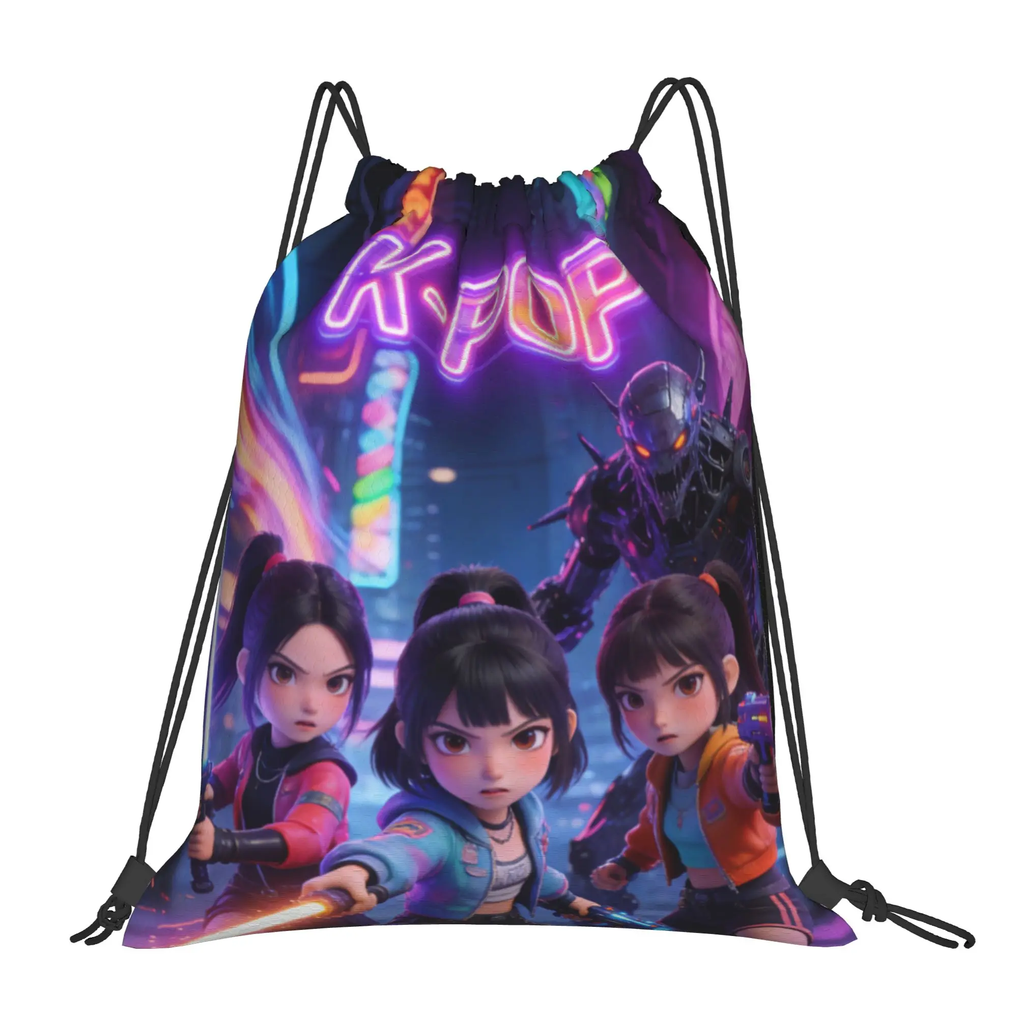 K POP 47  Drawstring Bags Shopping Unisex Storage Organize Bundle Pocket Rope Bag
