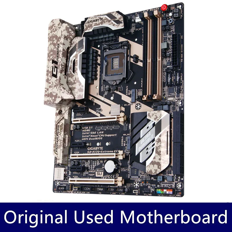 Gigabyte GA-X170-Extreme ECC X170-Extreme C236 Thunderbolt 3 Motherboard 64GB LGA 1151 ATX Mainboard