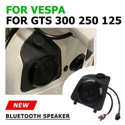 For Vespa GTS300 GTS250 GTS125 GTS 300 250 125 Motorcycle Accessories Bluetooth Audio Music Sound Amplifier Speakers USB Charger