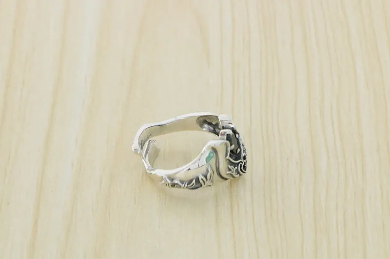 Temperament Design Nische Licht Luxus S925 Sterling Silber herzförmigen Ring für Frauen Advanced Sense Ins einfache Zeigefinger ope