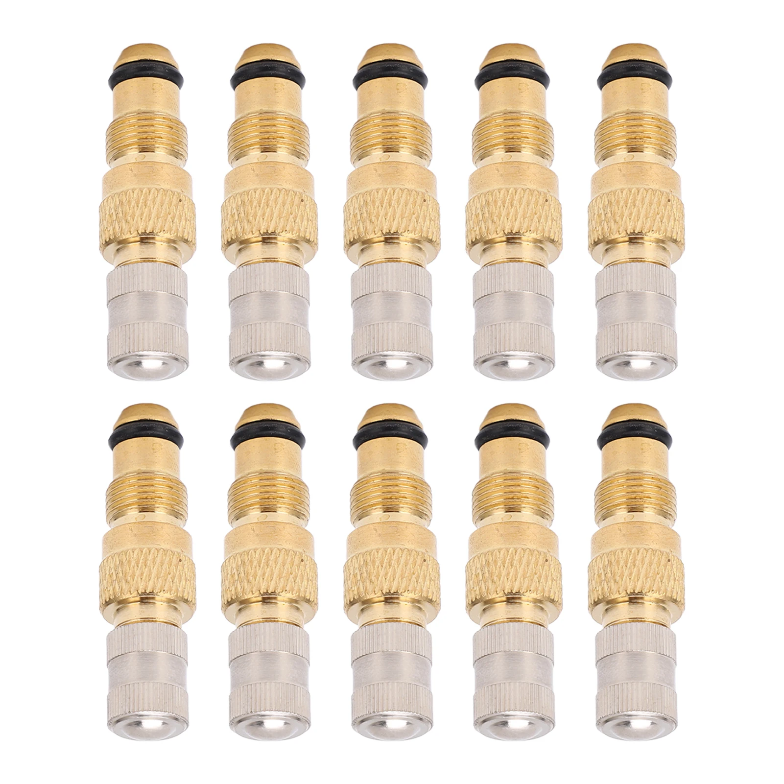10PCS TR618A Tractor Air Liquid Valves Tire Brass Valve Stem TR218A CH3 Core Housings Replacement Tractor Air Liquid Tire Valve