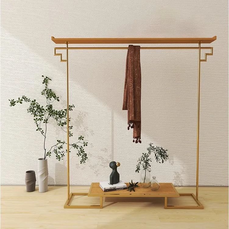 

Ancient clothing hangers Hanfu display racks Simple homestay Chinese coat racks Zen clothing racks Women's floor hangers