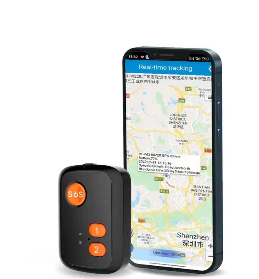 Mini GSM 4G Tracker tarjeta Sim para niños y ancianos, dispositivo de seguimiento GPS con artefacto de monitoreo de voz, impermeable