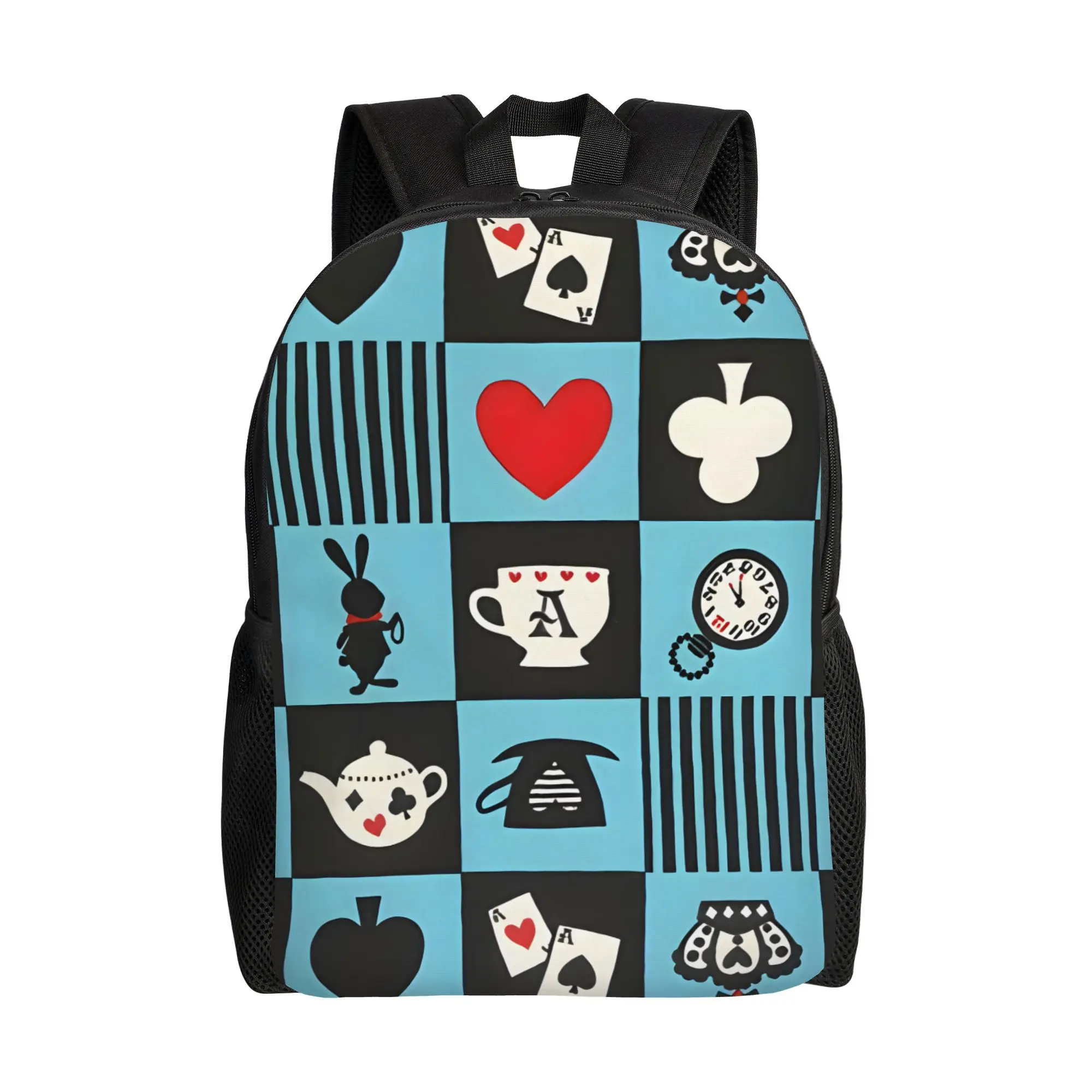 

1Piece Disney Music Laptop Bag Large Capacity Alice In Wonderland Cheshire Cat Backpack New Term Starts