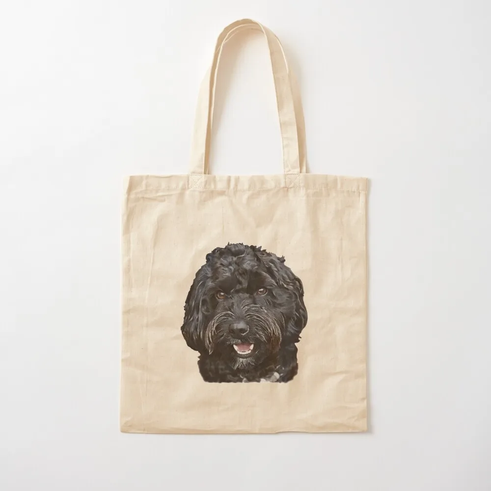 

Black Doodle / Cockapoo Dog Tote Bag female bag bag for beach Canvas Shopper Canvas Tote