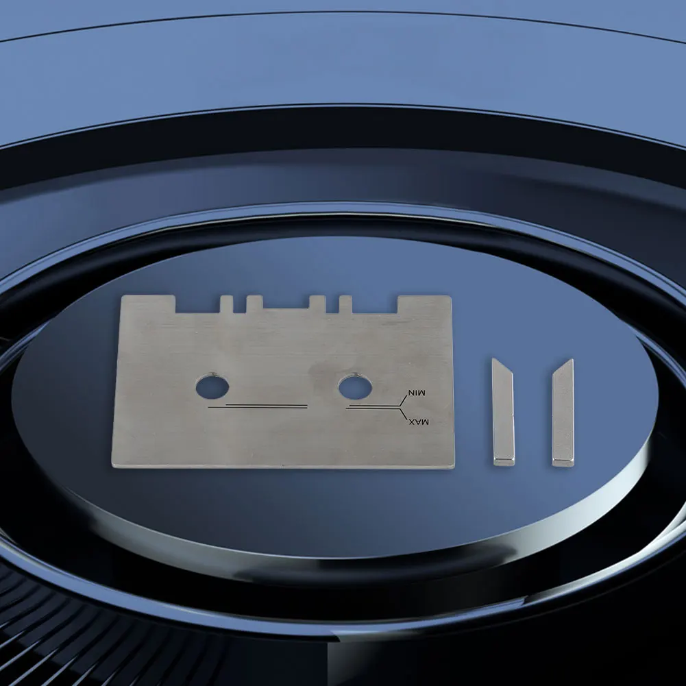 Set di manometri per cassette Kit di misuratori guida ad alta precisione per allineamento meccanico con barra di controllo da 2 pezzi Nastro facile da installare