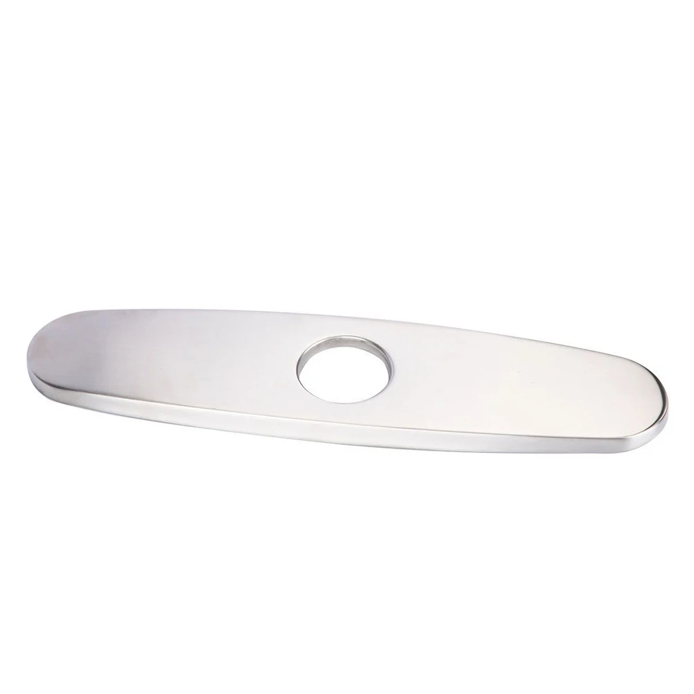 

Пластина для смесителя для кухонной раковины, крышка из нержавеющей стали для неиспользованных отверстий, элегантный дизайн из матового никеля для дополнения любого декора