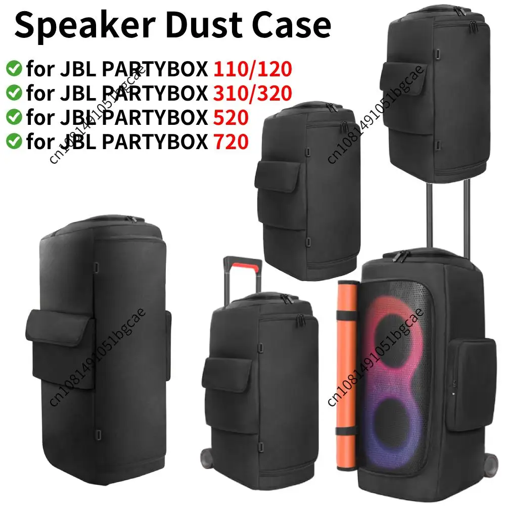 For JBL Partybox 720/520/310/320/110/120 Portable Speaker Dust Case Waterproof Double-Sided Storage Bag Speaker Accessories