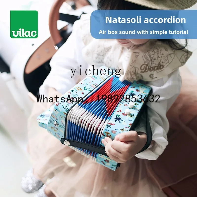 WJ  Children's Accordion Music Enlightenment  Instrument Entry Toy Boys Girls Gift 3 Years Old