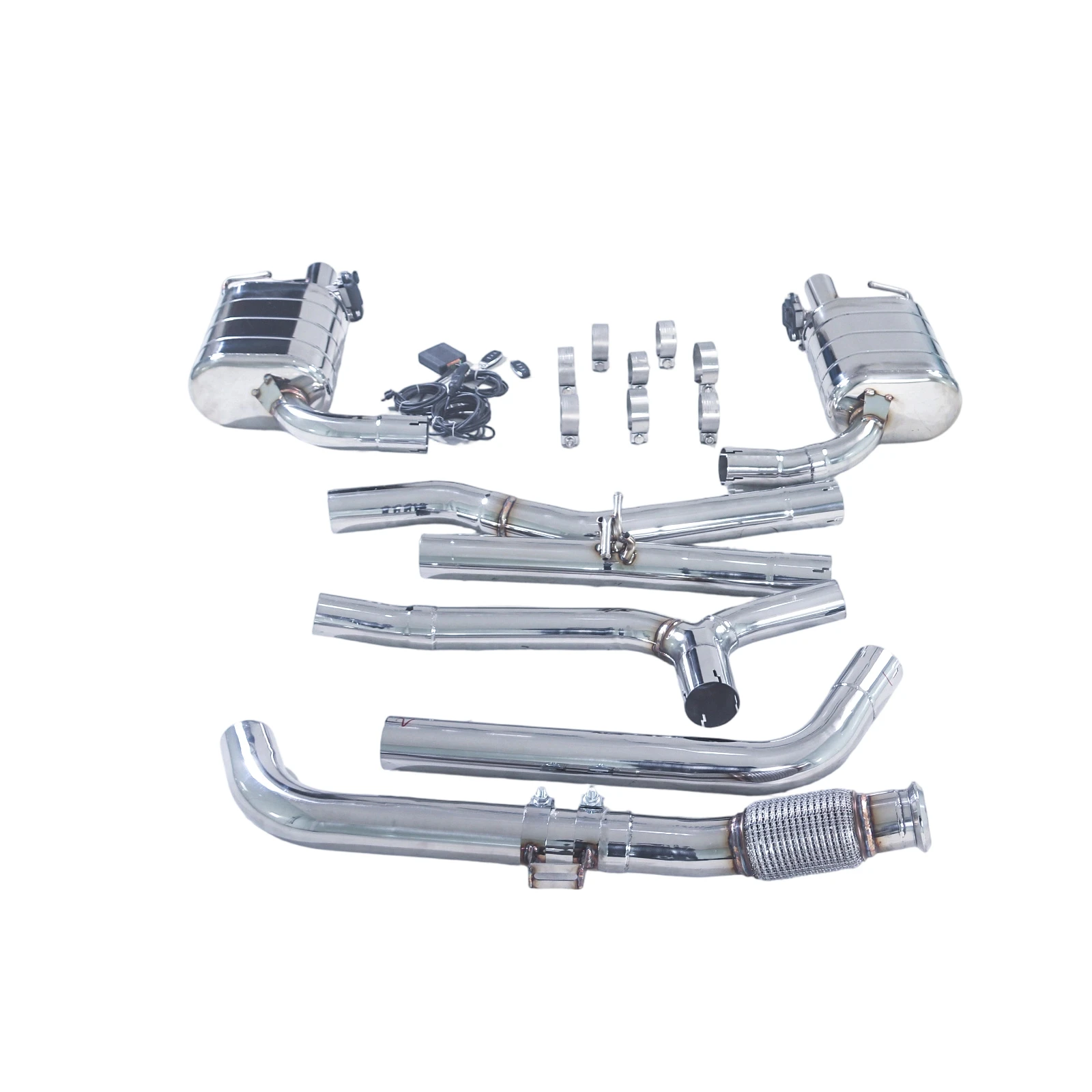 GFC/ for 18 Mercedes-Benz C350e 2.0T Travel Edition Catback 304 stainless steel with valve performance exhaust system