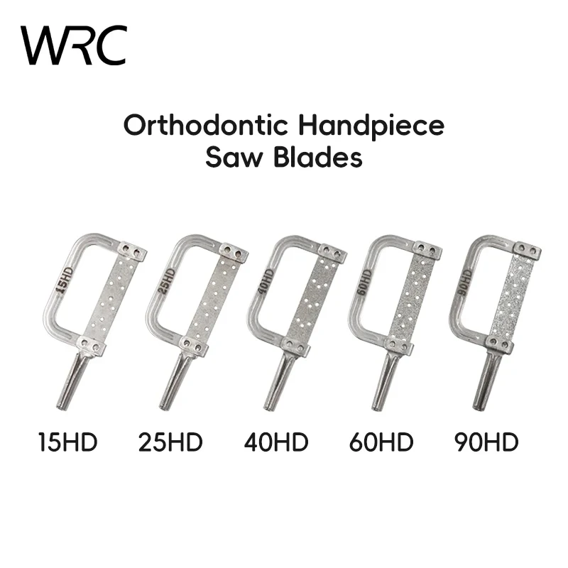 Dental Orthodontic Handpiece Saw Blades Reciprocating Stripping Contra Angle for 4:1/1:1 Reduction Interproximal Polishing Kits